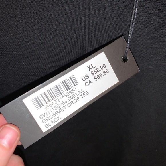 SoulCycle Grommet Cropped Tee - Picture 5 of 8